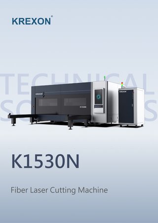 Maquina Corte Laser Metal K1530N Acero Inox