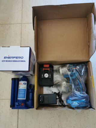 Conjunto-Gato Hidráulico 2T + Máquina Impacto