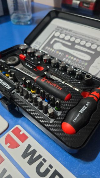 Set de herramientas Wurth carraca 360.