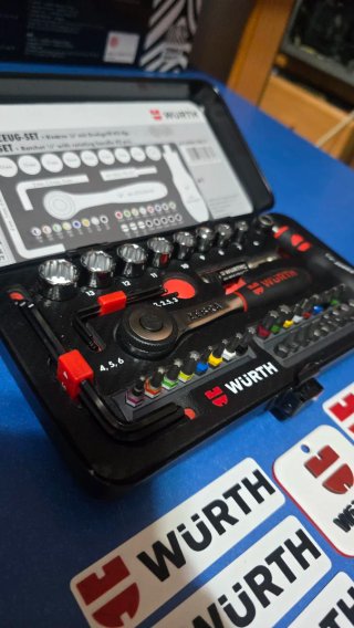 Set de herramientas Wurth carraca 360.