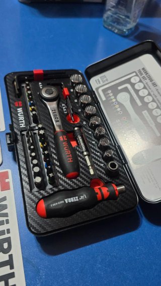 Set de herramientas Wurth carraca 360.