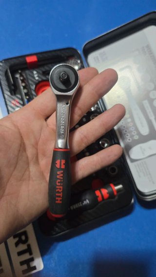 Set de herramientas Wurth carraca 360.