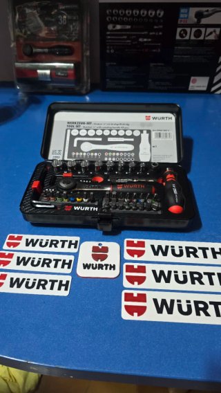 Set de herramientas Wurth carraca 360.