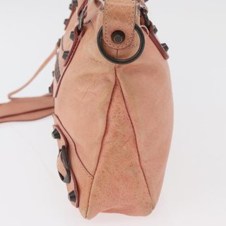 BALENCIAGA The First Hand Bag Leather 2way Gray