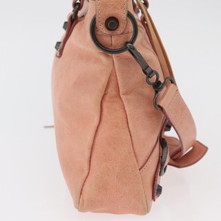 BALENCIAGA The First Hand Bag Leather 2way Gray