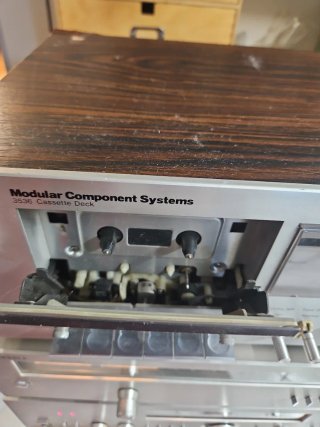 Registratore di cassette MCS 3536 x riparatori. -