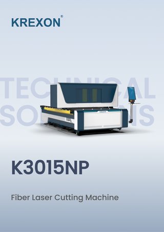 Maquina Corte Laser Metal K1530NP Acero Inox