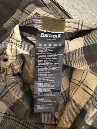 Cazadora Barbour Bedale Talla M Verde