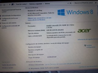 Ordenador portátil Acer negro
