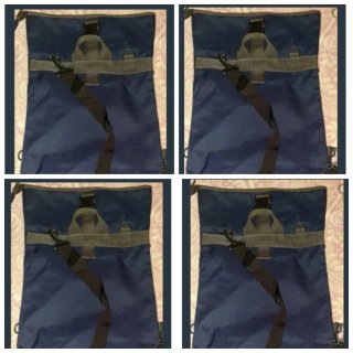 Mochila azul elegante sin estrenar