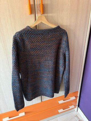Jersey Pull&Bear hombre azul/marrón