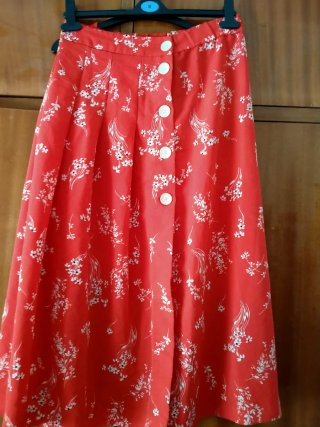 Conjunto Top y Falda Estampada Mujer