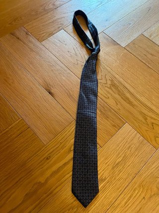 Corbata John Berri 100% Seda Azul