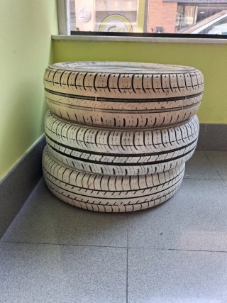 Ruedas decorativas coche (pack 3)
