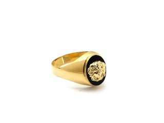 E1811566-29    Sello Oro 18k Con Onix