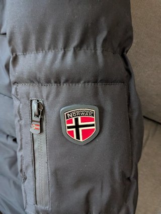 Chaqueta Geographical Norway Negra Invierno