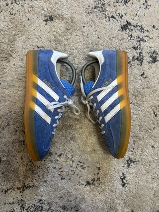 Adidas Gazelle Azuis e Brancas Tam 38.5