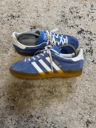 Adidas Gazelle Azuis e Brancas Tam 38.5