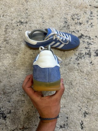 Adidas Gazelle Azuis e Brancas Tam 38.5