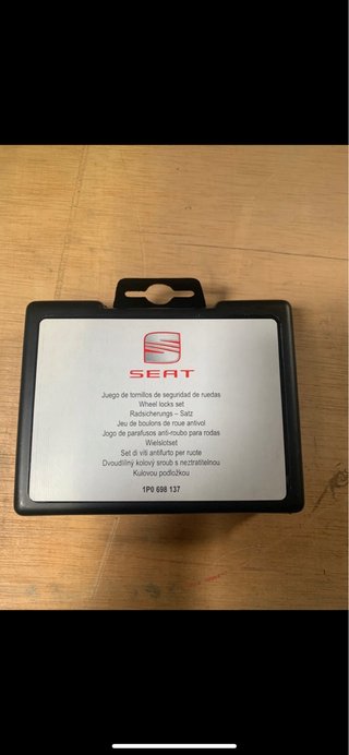 Tornillos Antirrobo Seat Originales Nuevos