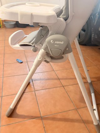 Trona Jane Mila Polipiel Gris