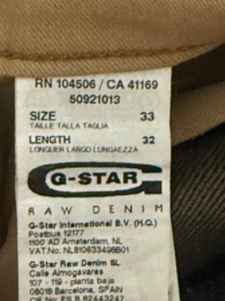 Pantalones G-Star RAW