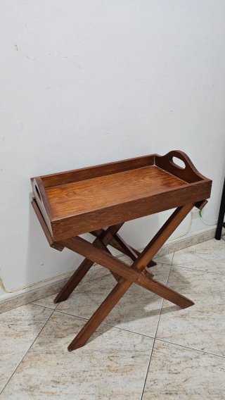 Mesa Auxiliar Plegable Madera