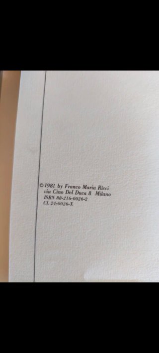 Codex Seraphinianus (1ª Ed. 1981) Firmado