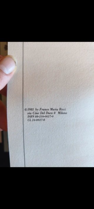 Codex Seraphinianus (1ª Ed. 1981) Firmado