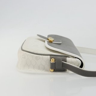Christian Dior Honeycomb Canvas Shoulder Bag PVC