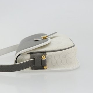 Christian Dior Honeycomb Canvas Shoulder Bag PVC
