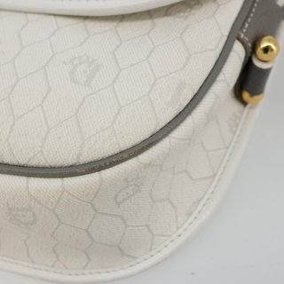 Christian Dior Honeycomb Canvas Shoulder Bag PVC