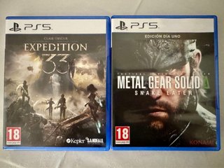 Pack PS5 Expedition 33 + Metal Gear Solid Delta