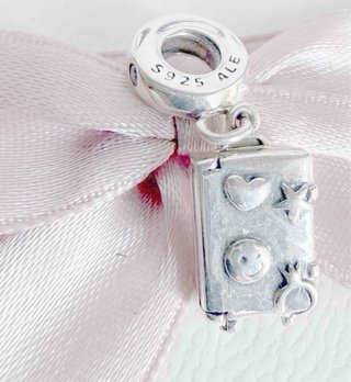 Pandora Charm Maleta Plata 925