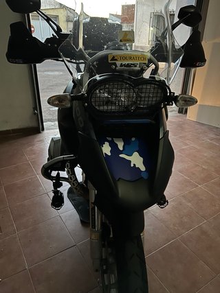 BMW R1200GS Adventure Negra y Azul