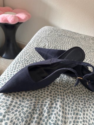 Zapatos de tacón azul