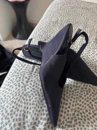 Zapatos de tacón azul