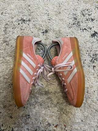 Adidas Gazelle Rosa e Brancas Tam 37.5