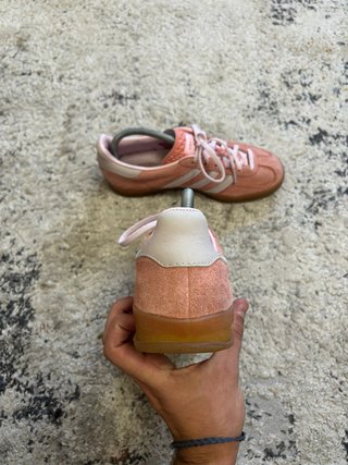 Adidas Gazelle Rosa e Brancas Tam 37.5