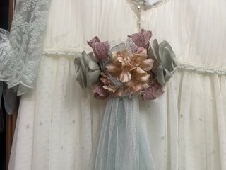 Traje de Comunión Niña Blanco y Verde