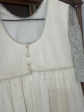 Traje de Comunión Niña Blanco y Verde