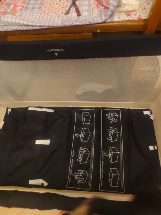 Cuna de viaje plegable