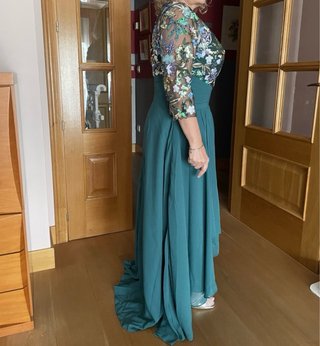 Vestido fiesta verde M/42 sin estrenar