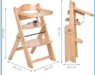 Trona evolutiva madera estrellas