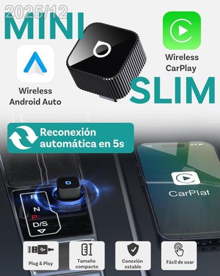OTTOCAST Mini Slim Adaptador USB-C Carplay/Android
