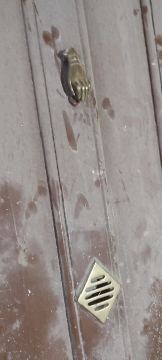 Puerta madera maciza