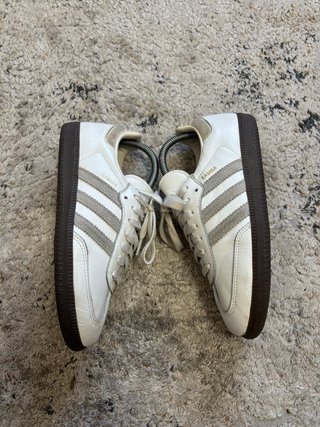 Adidas Samba Brancas e Cinzentas Tam 38