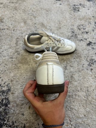 Adidas Samba Brancas e Cinzentas Tam 38