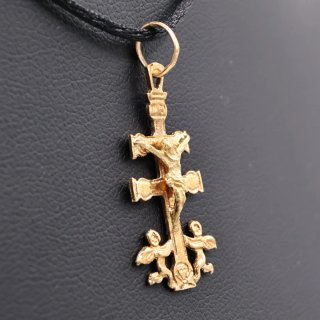 Colgante Cruz Caravaca Oro 18k