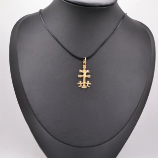 Colgante Cruz Caravaca Oro 18k